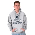 thumbnail image 5 of Can't Keep Calm a Drummer Percussion Hoodie Sweatshirt Women Men Brisco Brands S, 5 of 6