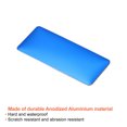 thumbnail image 3 of Unique Bargains 2'x1' Metal Name Plate Anodized Aluminium Self Adhesive Sign Tag Blue 20 Pack, 3 of 6