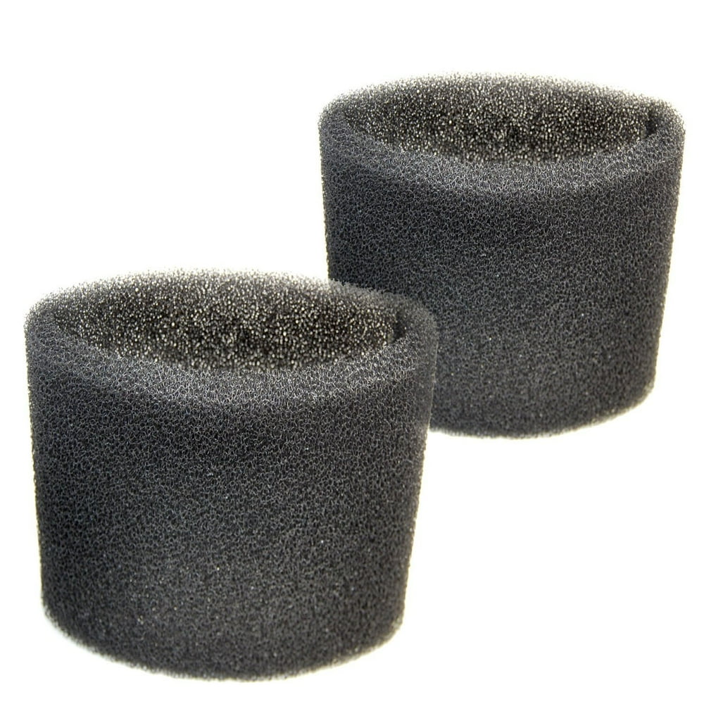 HQRP 2 Foam Filter Sleeves for ShopVac LB550B, LB625, LB650, LB650B