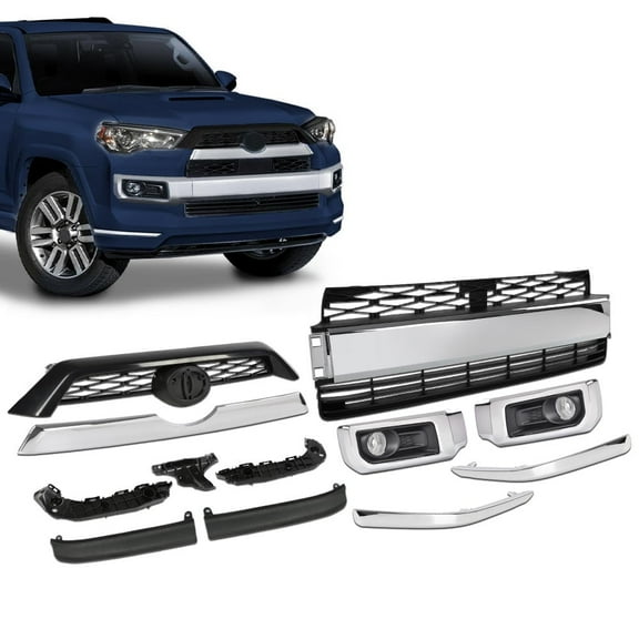PIT66 Front Bumper Grille Assembly Body Kits Fit for Toyota 4Runner Limited 2014-2019