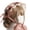 Pink, variant on Sweet Flat Bonnet Color Flower Ribbon Straw Hat French Women Girls Pastoral Flat Hat Straw Weaving Hats