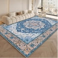thumbnail image 2 of TECHVIDA 5x7 Area Rugs for Living Room Rugs, Modern Abstract Machine Washable Vintage Rugs,Non Slip Carpet,Modern Carpet for Bedroom Dining Room Farmhouse Home, 2 of 10