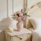 thumbnail image 5 of Yhmxh Flores artificiales de rosas e hortensias, ramo de seda con tallos, tallos de flores RFaux para bodas, fiestas, arreglos florales, decoración de mesas y centros de mesa para el hogar., 5 of 5