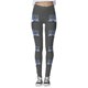thumbnail image 4 of Gibobby Mallas Termicas Afelpadas Mujer Leggings para mujer Leggings de entrenamiento Pantalones de bloque de color con estampado navideño Leggings elásticos (Gris, XL), 4 of 5
