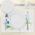 thumbnail image 3 of Ambesonne Summer Place Mats Set of 4, Nature Painting, Standard Size, Teal Green White, 3 of 6