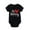 Black-B, variant on Baby Valentines Day Outfit Girl Lover Themed Letter Embroider Short Sleeve Bodysuit Baby Outfits for Boys Girls 12-18 Months