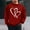 Red, variant on Blczomt Graphic Big and Tall Sweatshirt Valentines Day Pullover Sweatshirt Crewneck Fall Winter Pink Long Sleeve Fashion