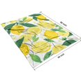 thumbnail image 4 of Lemon Blanket,Comfortable Soft Flannel Throw Blanket,All Season,Warm Lightweight Blankets for Sofa Bed Couch Living Room Chair,60"x80"(150x200cm), 4 of 4