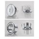 thumbnail image 3 of Set inele de preaplin pentru chiuveta, 4 bucati, argintiu, 3 of 4