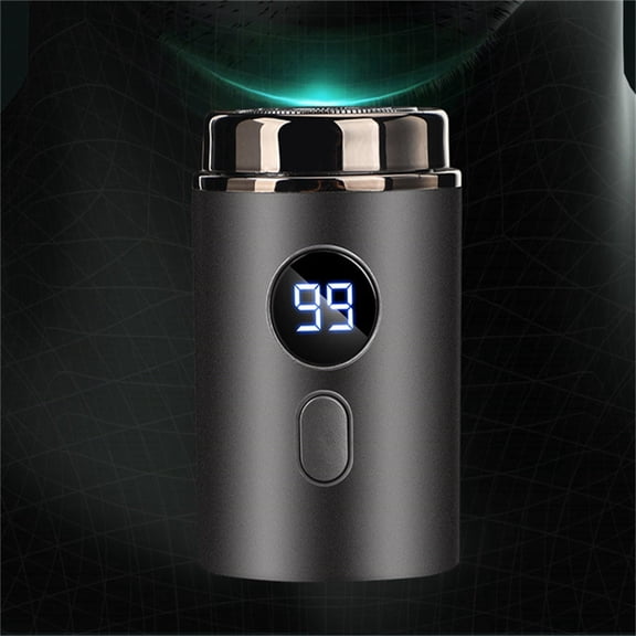 Mini Hair Remover - Gray - Style A - Neuester Tragbarer Elektrischer Mini Rasierer Mini Portable Shaver Travel Smooth Shave Type C Charging Strong Power Travelaccompanying, 1 Shave Makeup Organizers