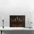 thumbnail image 2 of Northlight LED Lighted Flickering Candles in a Fireplace Canvas Wall Art - 12" x 15.75", 2 of 4