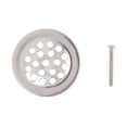 thumbnail image 4 of SUPPLYGIANT Drain Strainer for Tub and Shower with Screw, Universal Fit, Polished Chrome Finish, 4 of 5