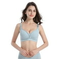 thumbnail image 4 of WAJCSHFS Maternity Bralettes For Pregnancy Women's Wireless Bra with Cooling, Seamless Smooth Comfort Wirefree T-Shirt Bra (Green,M/36/80), 4 of 5