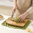 thumbnail image 2 of YoeXGDS 1PC Dish Drain Board Plastic Drain Boards, Dish Drainer Tray Large Dish Drainer Mat with Side Drop Slope Diversion Drainboard for Dish Rack Kitchen Counter 12.6x10/14x11 Inch, 2 of 9