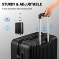 thumbnail image 4 of YouYeap Luggage 3 Piece Set Suitcase Spinner Hardshell Lightweight TSA Lock (3 piece set(20in24in28in)), 4 of 8
