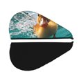 thumbnail image 5 of Yiaed Underwater Swimming Duck Print Hair Cap with Button,Coral Fleece Hair Towel Wrap for Women Wet Hair,Quick Dry Turban for Wet Hair Long Thick Hair, 5 of 5