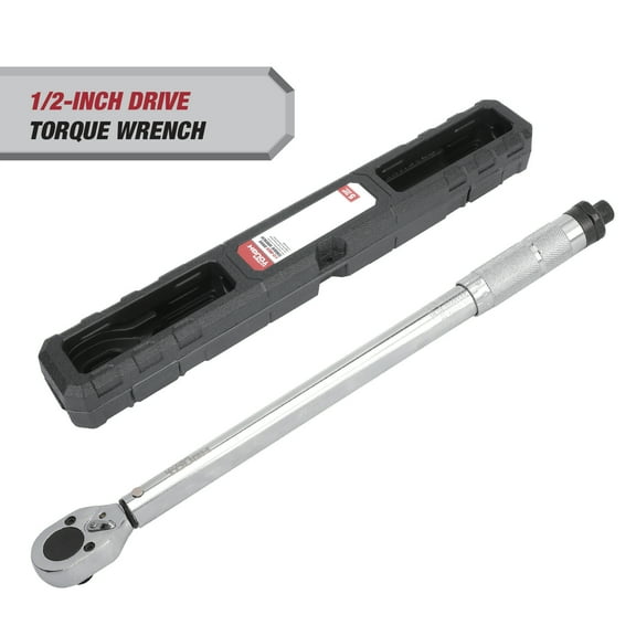Hyper Tough 1/2-inch Torque Wrench with Blow Mold Case