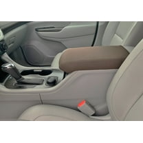 Auto Console Covers- Fits the GMC Acadia 2018-2023 Center Console Armrest Cover Waterproof Neoprene Fabric (Brown)