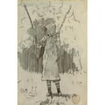 thumbnail image 3 of Winslow Homer 13x18 Black Modern Framed Museum Art Print Titled - Girl on a Swing (1879), 3 of 5