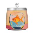 thumbnail image 7 of Yayeee Ashtray with Lid for Cigarette Smokeless Stainless Steel Home Ash Holder, Goldfish, 7 of 7