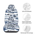thumbnail image 4 of Fotbe Palm Tree Funda para Asiento de Auto con Estampado – Impermeable y Antisudor – Ajuste Universal, Lavable a Máquina, Antideslizante (1 Pieza), 4 of 5