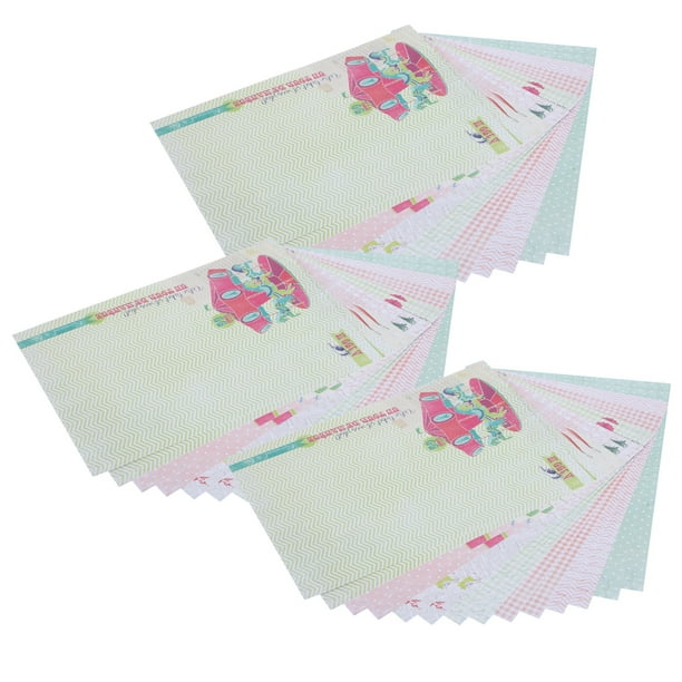 42 Uds. De papel de fondo para diario DIY, accesorios de decoración para álbumes de fotos con múltiples patrones