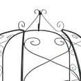 thumbnail image 5 of vidaXL Garden Arch Black Powder-Coated Steel Ø70.9x100.4 in Durable, 5 of 8