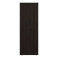 thumbnail image 3 of DEPOT E-SHOP Ghent Armoire, 2 Doors, 4 Shelves, Walnut / Black Wengue, 3 of 6
