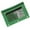 Green, variant on 3-Ring Mesh Pencil Pouch with Clear Window and Zipper Yellow