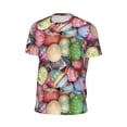 thumbnail image 6 of Wukai Easter Eggs Print Men's Short-Sleeved Mesh T-Shirt,Quick-Dry Short Sleeve Workout T-Shirt-Medium, 6 of 8