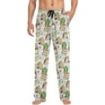 thumbnail image 3 of GZHJMY Owl Pajama Pants for Men, Lounge Pants Lightweight Men Pajama Bottoms with Drawstring Pockets, Christmas New Year Birthday Gifts, Large, 3 of 6