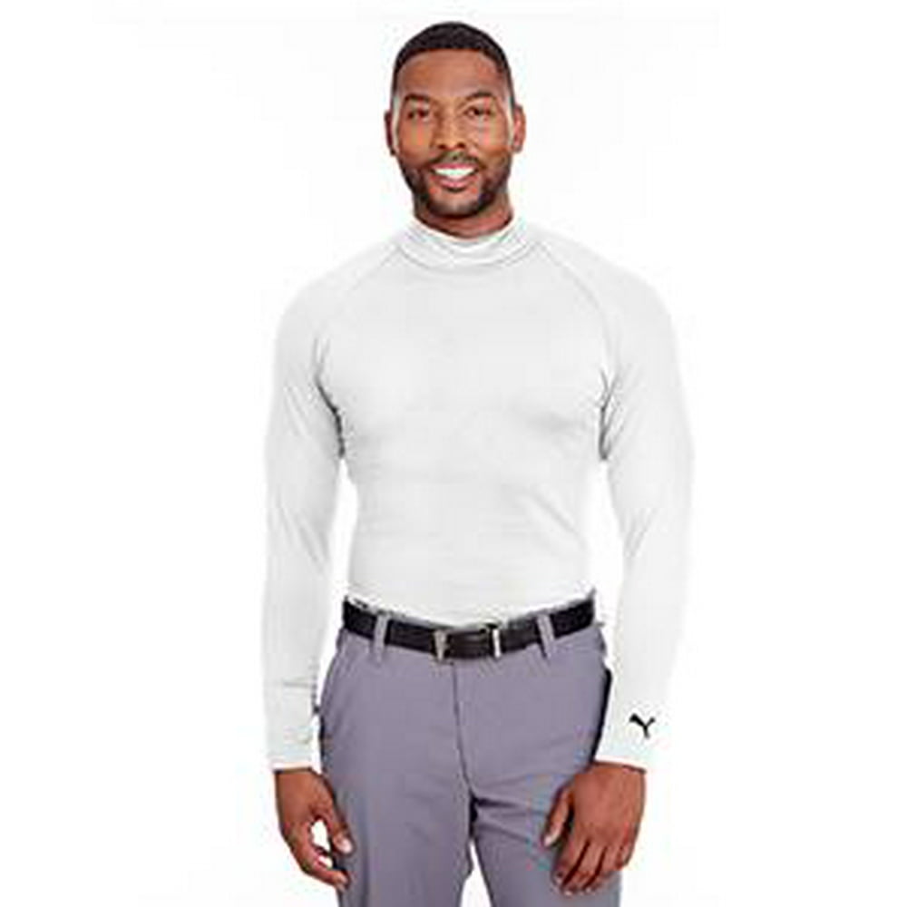 PUMA Puma Golf 596808 Men's Raglan LongSleeve Baselayer BRIGHT WHITE 2XL