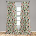 thumbnail image 5 of Ambesonne Colorful Curtains, Retro Fashion Fun, Pair of 28"x84", Multicolor, 5 of 5