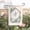 Linen Fabric, variant on Personalized Floral Monogram Double-Sided Printed Garden Flag, Custom Initial Yard Decoration for Porch Lawn Patio and Housewarming Gift