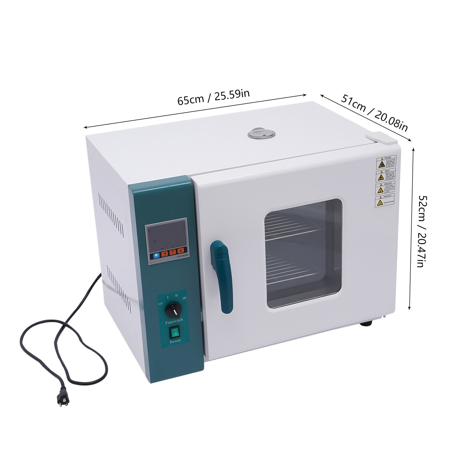 Lab Industrial Digital Forced Air Convection Drying Oven 1.5 Cu Ft 1000W