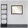 thumbnail image 6 of Signore Bronze Beveled Wood Bathroom Wall Mirror, 6 of 10
