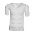 thumbnail image 2 of Camiseta con músculos falsos para hombre, camiseta interior para realzar el cuerpo, ideal para disfraces Halloween y año . mangas cortas, 2 of 8