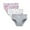 White, variant on Zanarzt Girls' Soft Underwear Kids Girls Underwear Cute Print Briefs Shorts Pants Underwear Trunks 3PCS Grey,3-4 Years