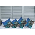 thumbnail image 2 of Ambesonne Fish Throw Pillow Cover 4 Pack, Tropical Turtle Water, 18", Multicolor, 2 of 5