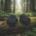 thumbnail image 6 of Yvsxxv Black Plush 3D Animal Paw Winter Warm Gloves Cute Handwear, 6 of 7