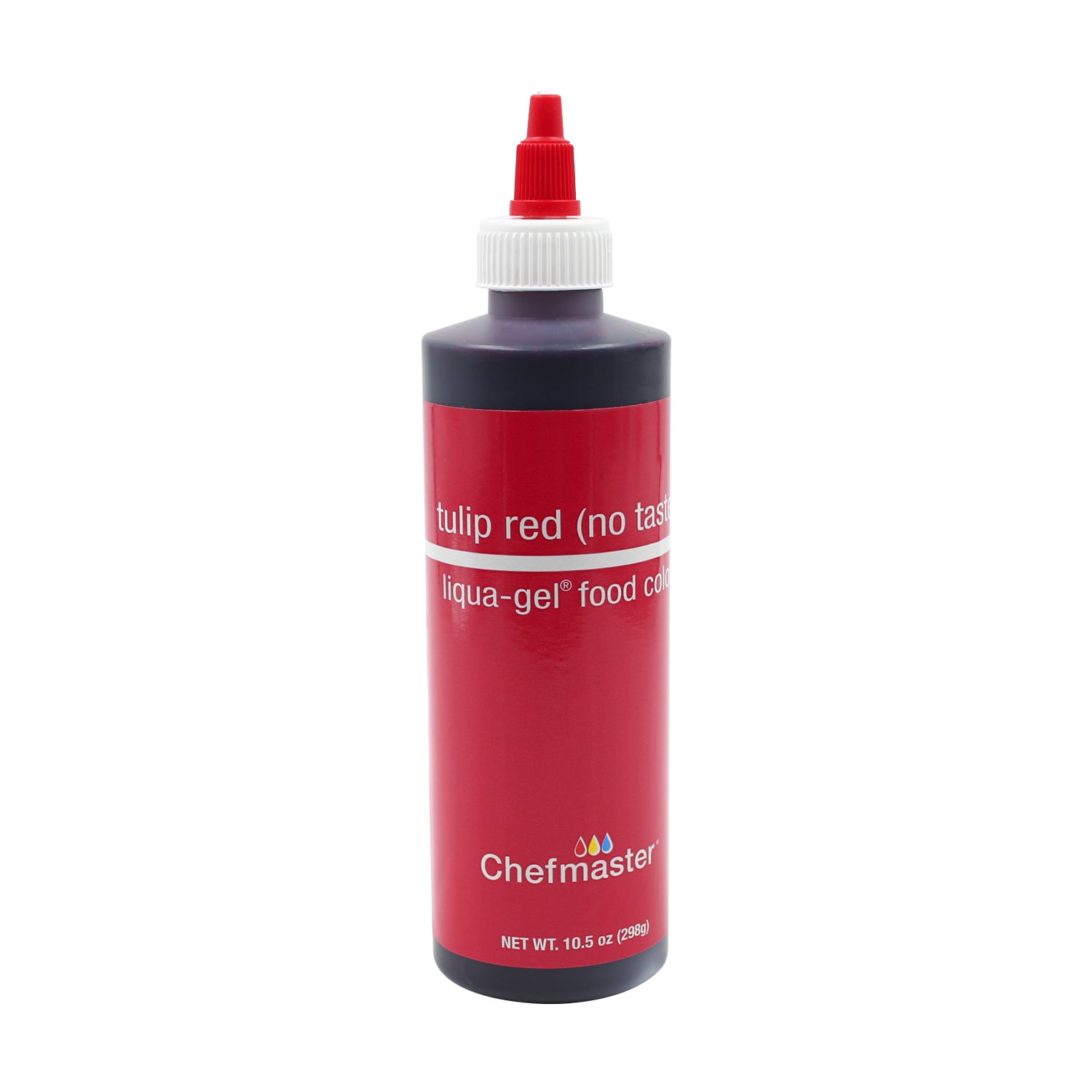 Chefmaster by US Cake Supply 10.5-Ounce Tulip Red Liqua-Gel Cake Food Coloring