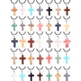 thumbnail image 1 of Colgante de Piedra Cruz de Cuarzo Hicarer Charm 2.5x2x0.5 cm, 1 of 6