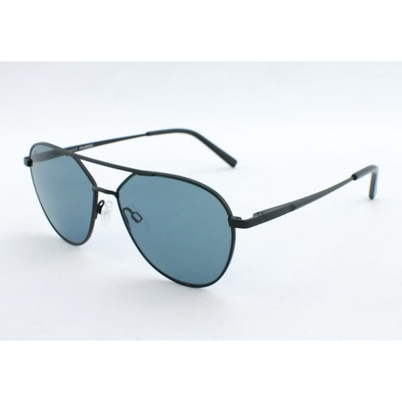Serengeti Odell SS555003 Sunglasses - Matte Black/Saturn Polarized Petrop Blue