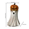 thumbnail image 2 of Decoración de calabaza fantasma de Halloween, artesanía de resina, estatua de pequeño fantasma, decoración de jardín y Patio, 2 of 6