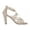 Champagne Glitter Synthetic, variant on Touch Ups Womens Rhyan Heeled Sandal