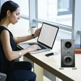 thumbnail image 2 of RUNROTOO 8Pack Speaker Base Carbon Steel with Cone Base for Home Audio Setup 6x2.36in, 2 of 8