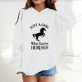 thumbnail image 2 of VNKIDY Girls Hoodies & Sweatshirts Winter Warm Pullover With Pocket Cute Horse Print Casual Long Sleeve Hooded Sweatshirt For Kids, 2 of 4