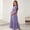 Purple, variant on QSAWXQZ Women's Maternity Dress V Neck Short Sleeve Ruffle Hem Loose a Line Maxi Dress for Evening M