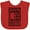 Red, variant on Inktastic Sickle Cell Awareness Strength Courage and Support Boys or Girls Baby Bib