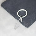 thumbnail image 3 of Vintage Safety Pin Metal Pendant Keychain for Women Men Punk Harajuku Cool Keyring Gift Hip Hop Stainless Steel Key Chain, 3 of 5